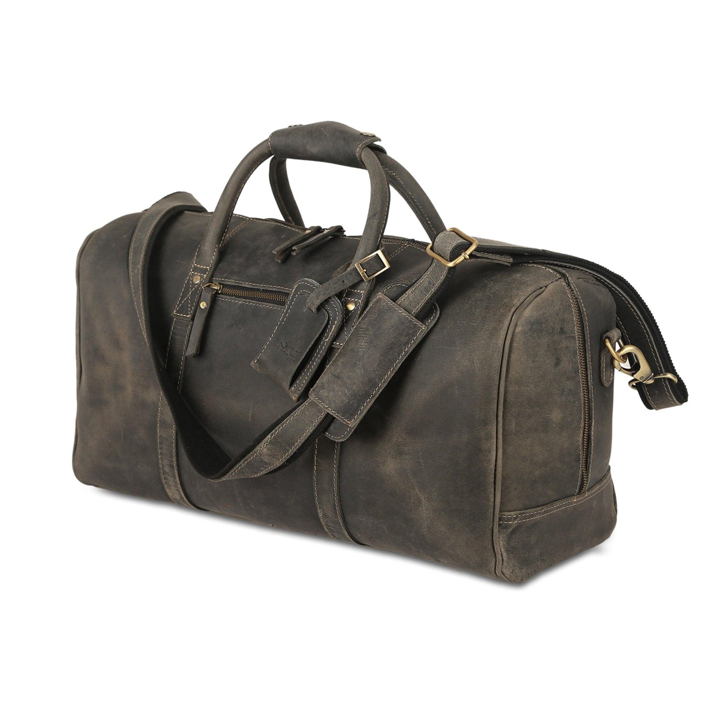 Leather 24-Inch Duffel Bag Durable and stylish travel, sports, and overnight bag,