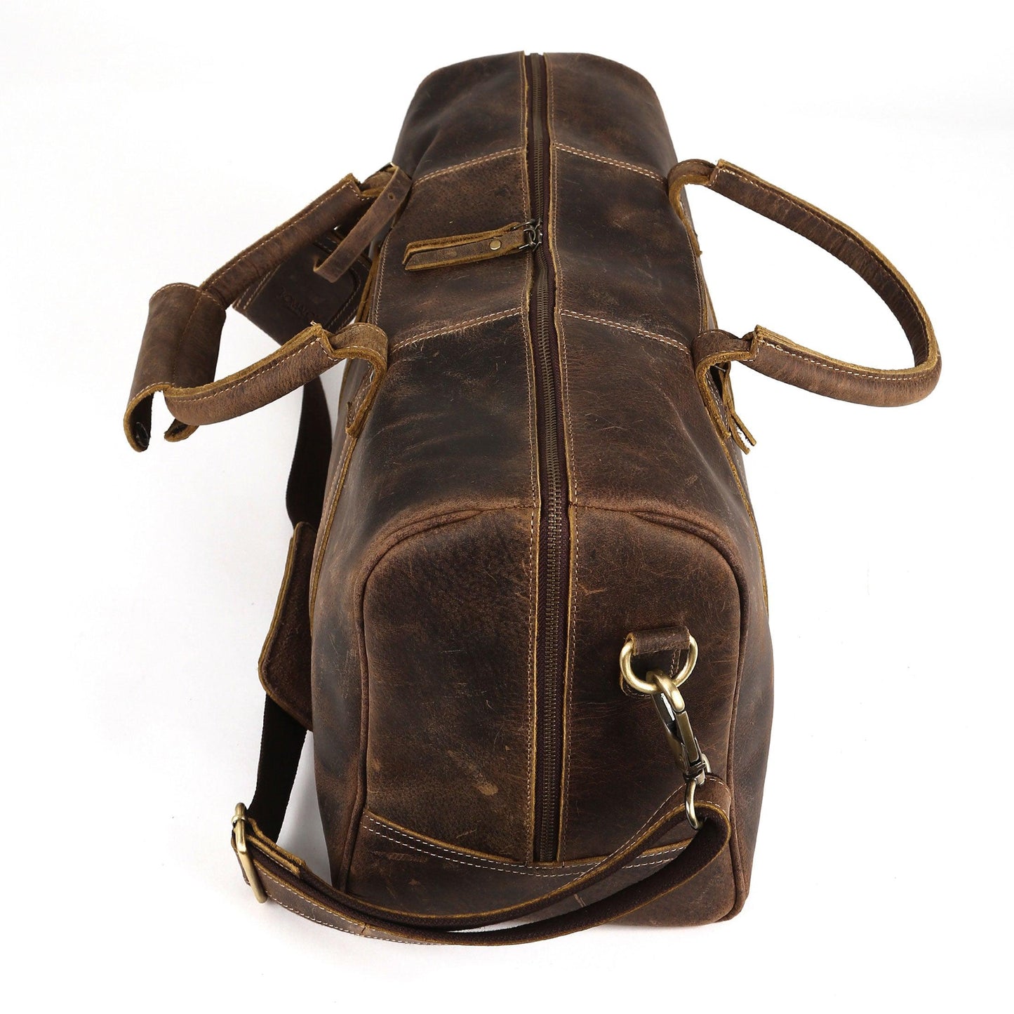 Leather 24-Inch Duffel Bag Durable and stylish travel, sports, and overnight bag,