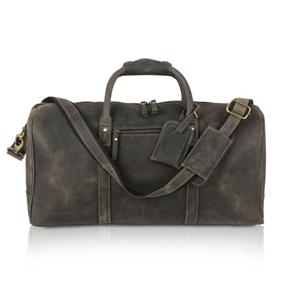 Leather 24-Inch Duffel Bag Durable and stylish travel, sports, and overnight bag, 
