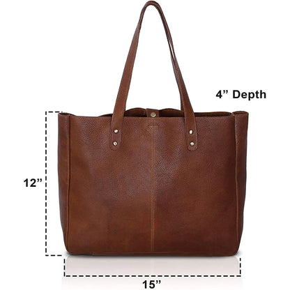 Leather Shoulder Bag Tote for Women Purse Messenger Multipurpose Handbag