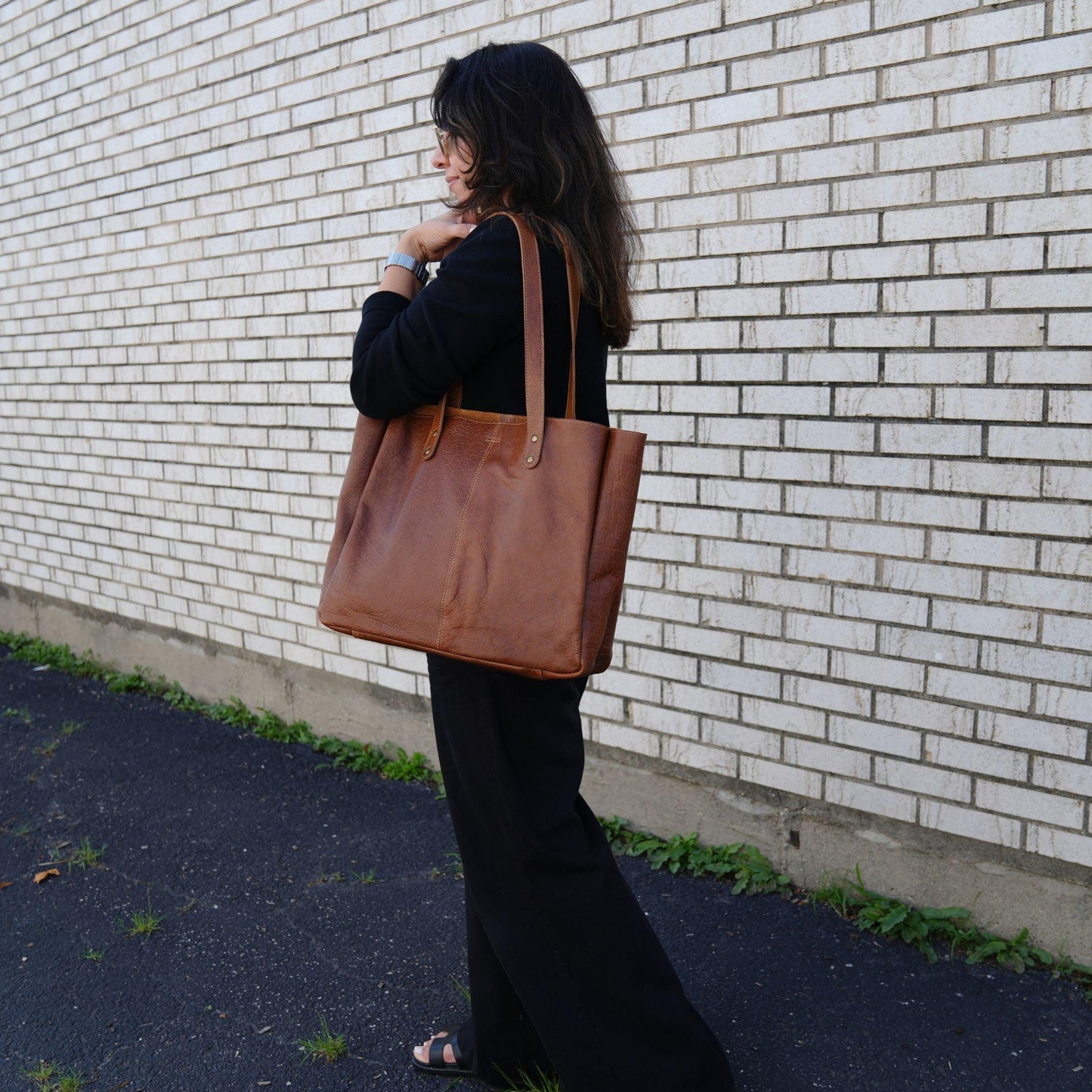 Leather Shoulder Bag Tote for Women Purse Messenger Multipurpose Handbag